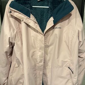 Columbia Bugaboo II Interchangeable Women's Light Pink Ski Jacket